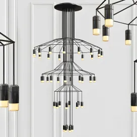 Vibia wireflow chandelier